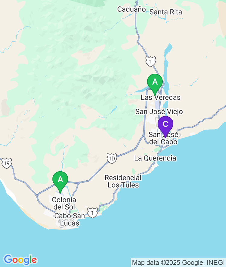 San Jose del Cabo Available Airport Options